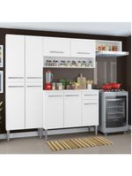 Armário de cozinha compacta branco emilly top madesa
