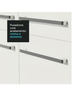 Armário de cozinha compacta branco emilly top madesa