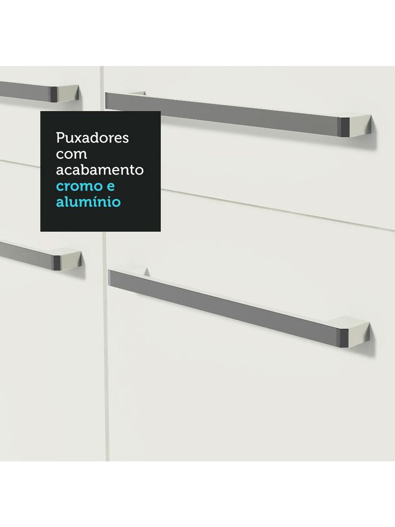 Armário de cozinha compacta branco emilly top madesa
