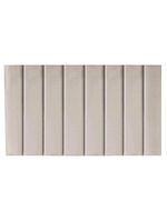 Painel Cabeceira Box Queen Estofada Parede Linho Bege Carla