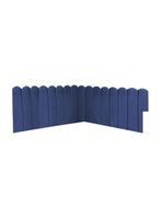 Cabeceira Painel Cama Queen Box Nuvem Suede Sandy 160 Cm Cor:azul