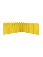 Cabeceira Painel Cama Queen Box Nuvem Suede Sandy 160 Cm Cor:amarelo