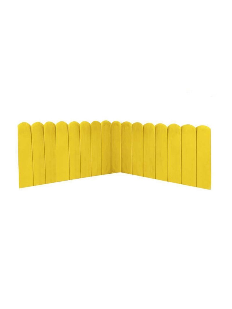 Cabeceira Painel Cama Queen Box Nuvem Suede Sandy 160 Cm Cor:amarelo