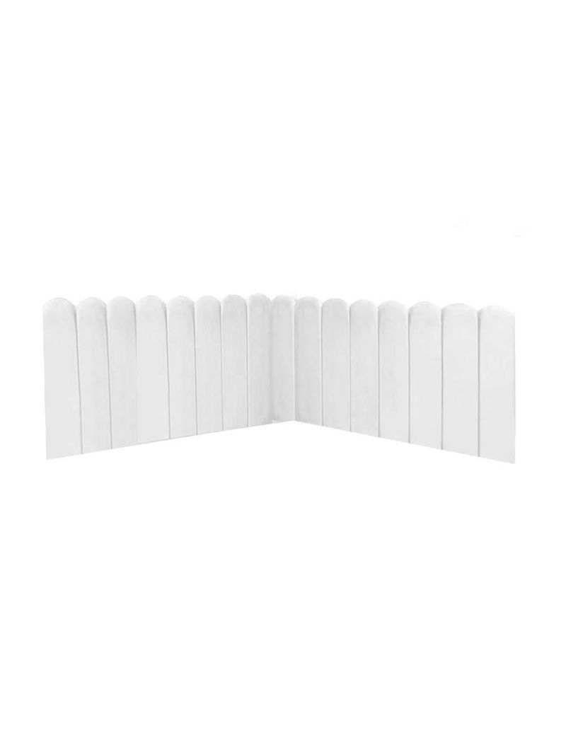 Cabeceira Painel Cama King Box Nuvem Suede Sandy 195 Cm Cor:branco
