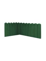 Cabeceira Painel Cama King Box Nuvem Suede Sandy 195 Cm Cor:verde