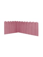 Cabeceira Painel Cama Casal Box Nuvem Suede Sandy 140 Cm Cor:rosa
