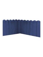 Cabeceira Painel Cama King Box Nuvem Suede Sandy 195 Cm Cor:azul
