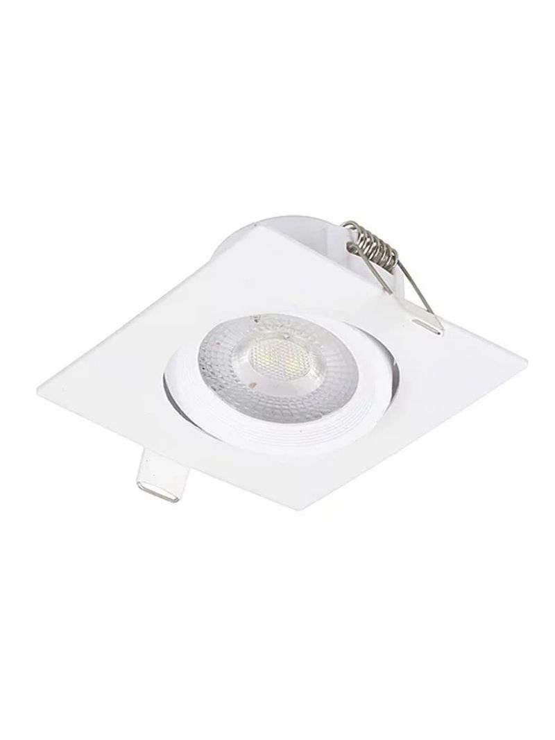 Spot Led Quadrado Direcionável Bivolt 5 Watts E 3000k - 9980 - Gaya