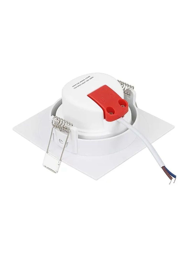 Spot Led Quadrado Direcionável Bivolt 5 Watts E 3000k - 9980 - Gaya