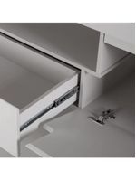 Rack Para Tv Até 75 Polegadas 2 Portas 1 Gaveta Bristol Off White E Freijó 225cm