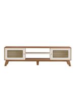 Rack Para Tvs Até 75 Polegadas 2 Portas Charlotte Cinamomo E Off White