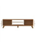 Rack Para Tvs Até 75 Polegadas 2 Portas Charlotte Cinamomo E Off White