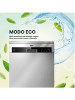 Lava Louça Máquina De Lavar Louça 14 Serviços Prata Ell14s 220v - Eos B164093 220V