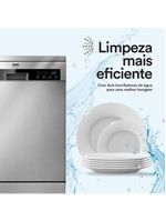 Lava Louça Máquina De Lavar Louça 14 Serviços Prata Ell14s 220v - Eos B164093 220V