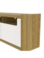 Rack Para Tv Até 75 Polegadas 3 Portas Oslo Off White E Freijó 180cm