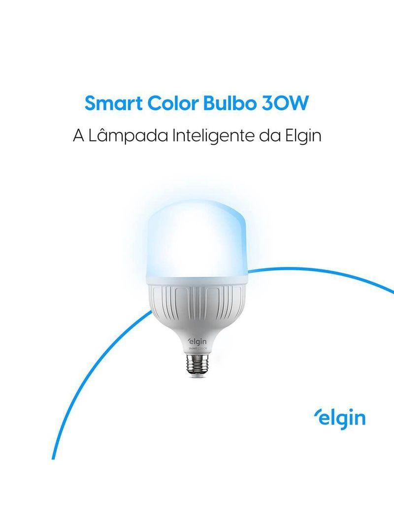 Lâmpada Led Smart - 30W Com E Home Bivolt