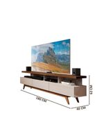 Rack Para Tv Até 70 Pol Com Gavetas E Rodízios 18 Vivare Wood Off White