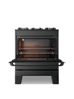 Fogão Esmaltec Ideal Master Glass 5 Bocas T5VFP 5127 Acendimento Automático Preto Bivolt