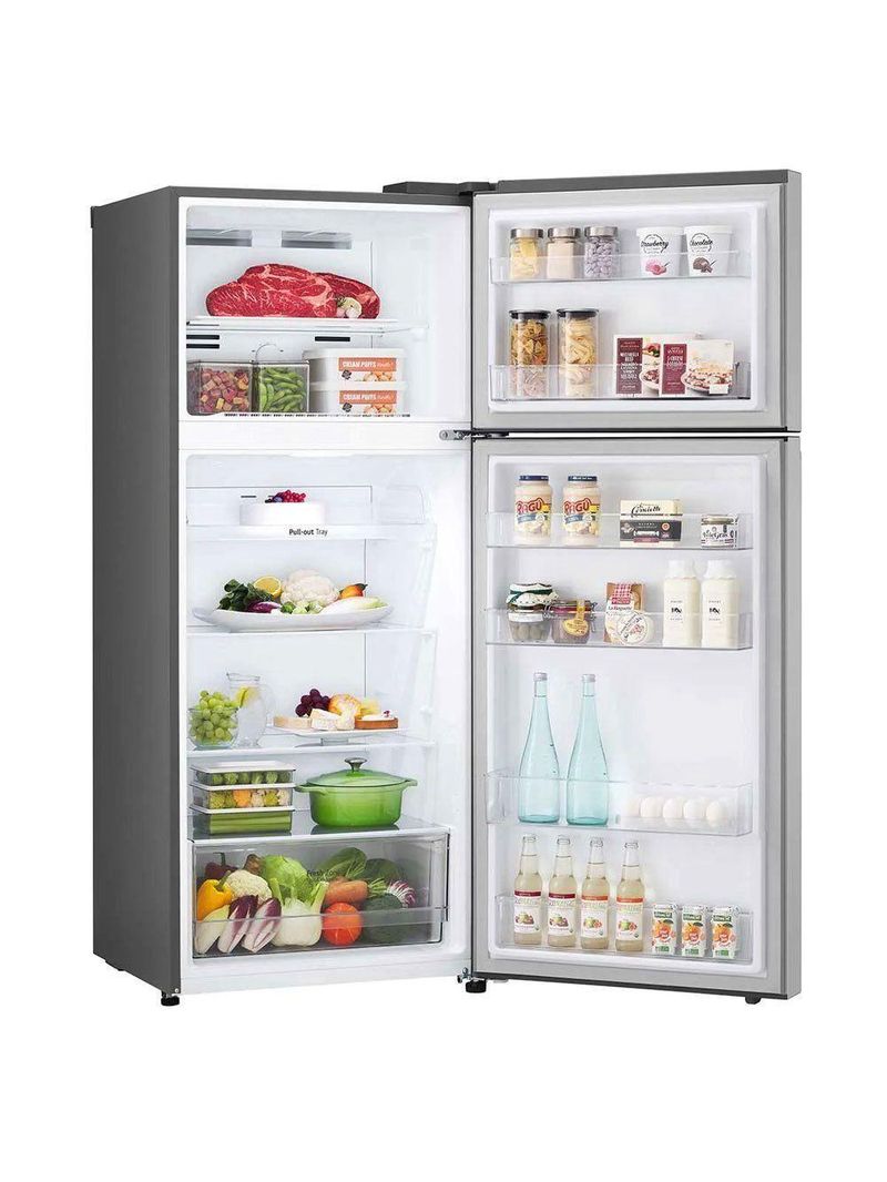 Geladeira LG Frost Free Inverter 375L Duplex Look GN-B372PFMB Inox 110V