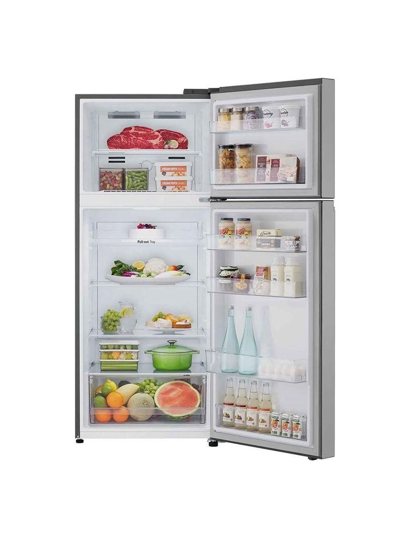 Geladeira LG Frost Free Inverter 375L Duplex Look GN-B372PFMB Inox 110V