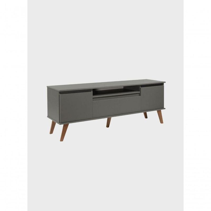 Rack Para Tv 150cm Retro Mdf Verde Dallas - On Móveis