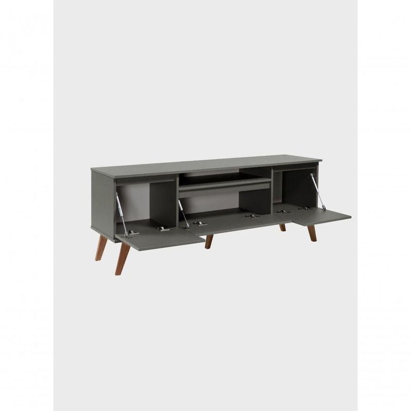 Rack Para Tv 150cm Retro Mdf Verde Dallas - On Móveis