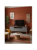 Rack Para Tv 150cm Retro Mdf Verde Dallas - On Móveis