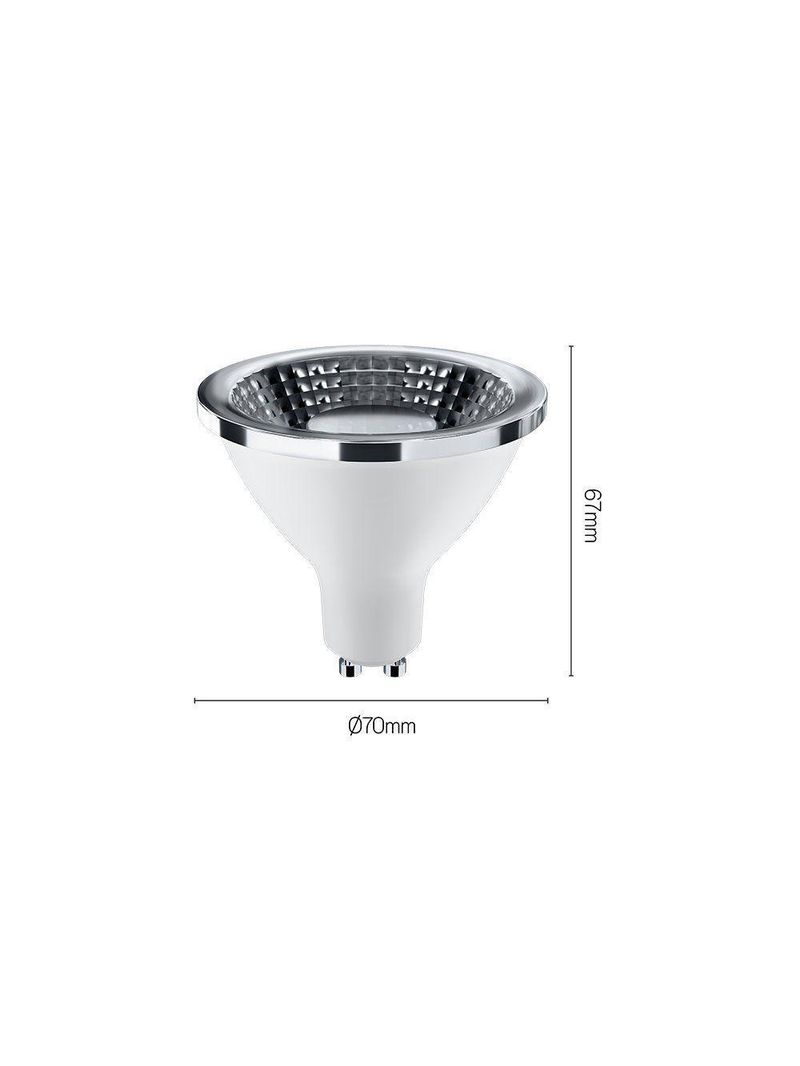 Lâmpada Led Stella Ar70 Pro Dimerizável 4,9w Gu10 Alto Irc 95 Bivolt 3000k - Luz Amarela