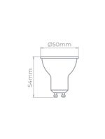 Lâmpada Led Stella Dicroica Mr16 Evo 6w Gu10 Alto Irc 95 Bivolt 2700k - Luz Amarela
