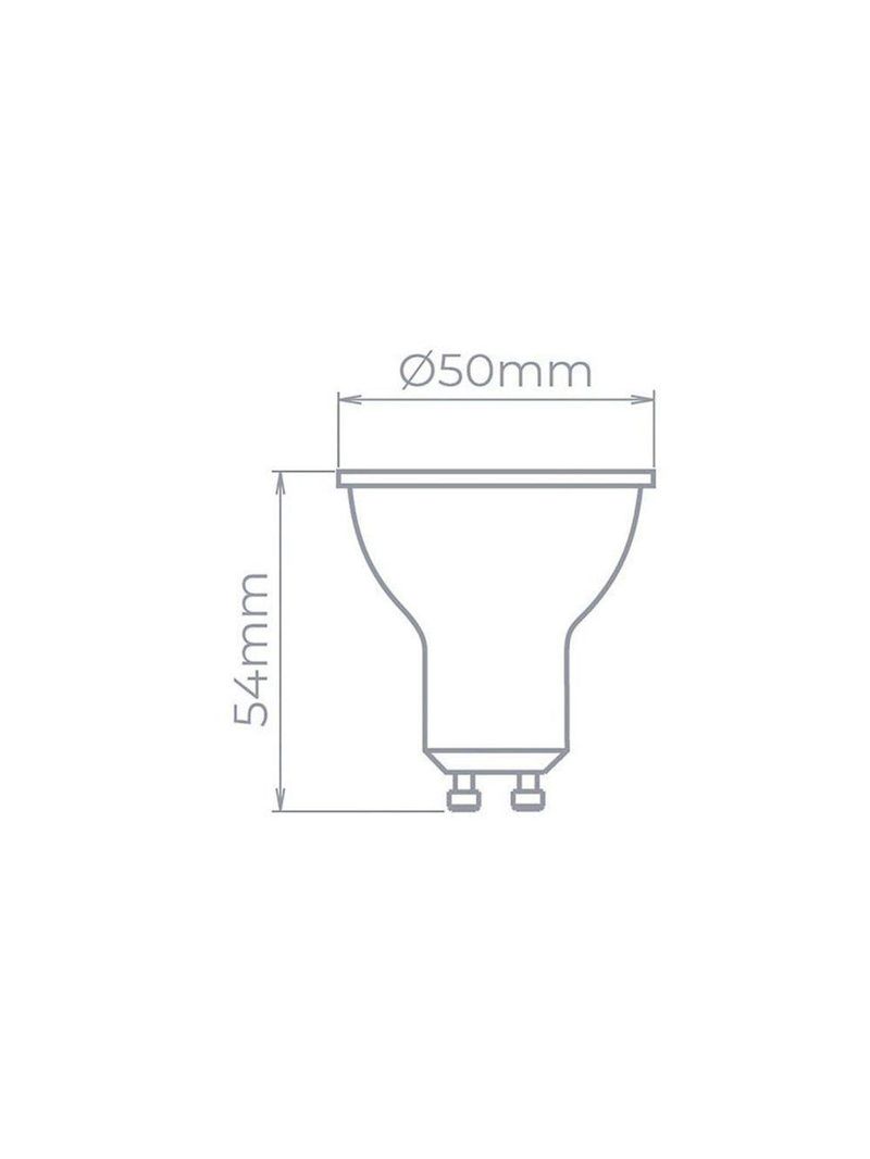 Lâmpada Led Stella Dicroica Mr16 Evo 6w Gu10 Alto Irc 95 Bivolt 2700k - Luz Amarela