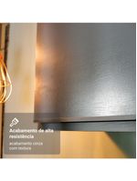 Armário de cozinha compacta 180 cm cinza nice madesa 02