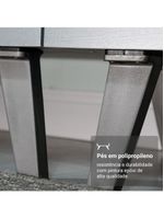 Armário de cozinha compacta 180 cm cinza nice madesa 02
