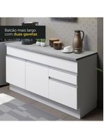Armário de cozinha compacta 150cm branco glamy madesa 01