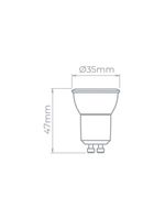 Lâmpada Led Stella Mini Dicroica Mr11 Eco 3w Gu10 Bivolt 2700k - Luz Amarela