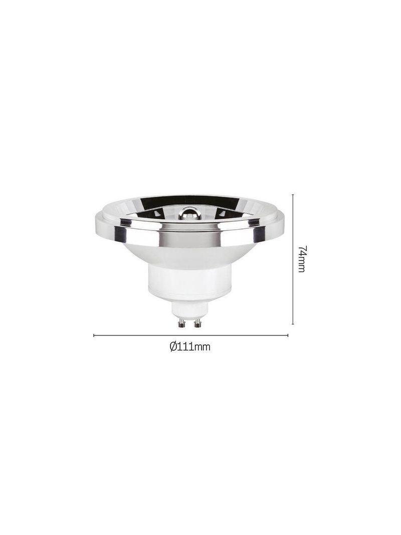Lâmpada Led Stella Ar111 Eco 11w Gu10 Bivolt 2700k - Luz Amarela