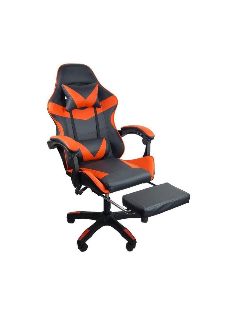 Cadeira Gamer Stillus Ergonômica Com Apoio Para Os Pés Vermelho