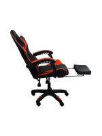 Cadeira Gamer Stillus Ergonômica Com Apoio Para Os Pés Vermelho