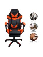 Cadeira Gamer Stillus Ergonômica Com Apoio Para Os Pés Vermelho