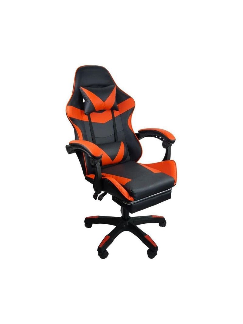 Cadeira Gamer Stillus Ergonômica Com Apoio Para Os Pés Vermelho