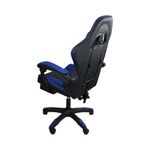 Cadeira Gamer Stillus Ergonômica Com Apoio Para Os Pés Azul