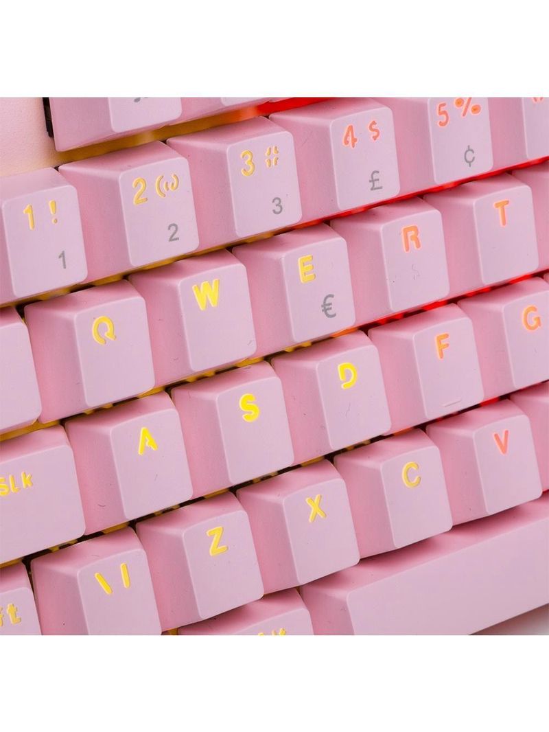 Teclado Mecânico Gamer Dazz Orion Essential Rgb Switch Yh Blue Abnt2 Rosa D62000132
