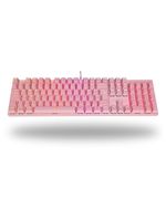 Teclado Mecânico Gamer Dazz Orion Essential Rgb Switch Yh Blue Abnt2 Rosa D62000132