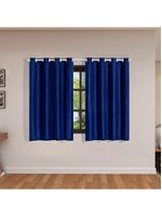 Cortina Blackout Pvc Com Tecido Voil Xadrez 2,00 M X 1,40 M - Marinho