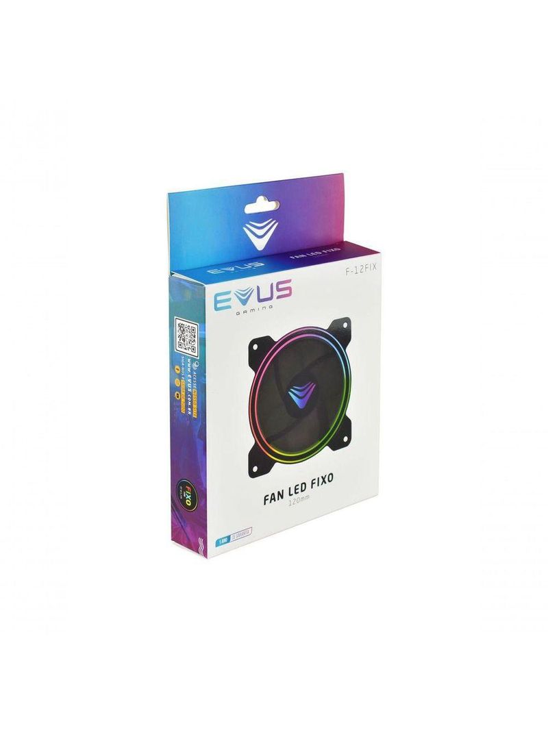 Cooler Gamer Evus F-12fix Fan 12cm Com Led