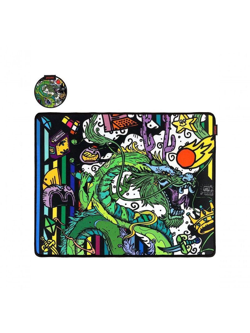 Mouse Pad Gamer Pcyes Ancient Dragon Medium - 500 X 400mm -