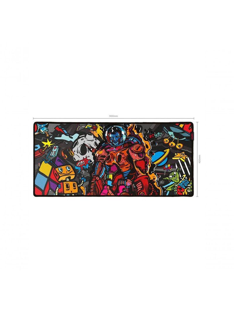 Mouse Pad Gamer Pcyes Dr Kepler Extended 900 X 420 -