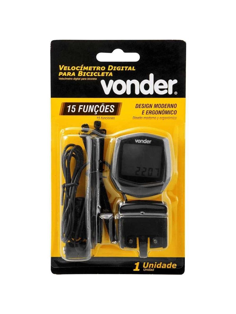Velocimetro Digital Para Bicicleta Vonder