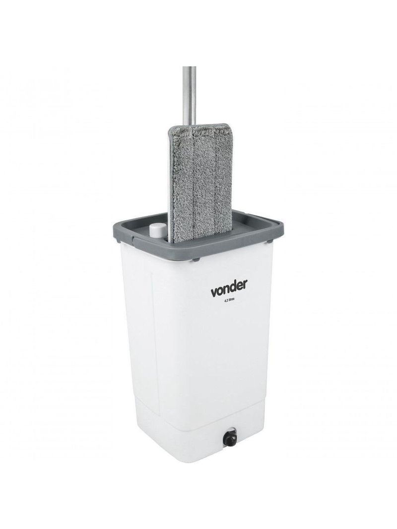 Rodo Mop Lava E Seca Com Balde 4,2 Litros Vonder