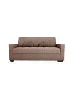 Sofá Cama 3 Lugares Reclinável Casal Premium 2,03 Larg Lavinia Matrix Boucle Marrom