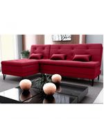 Sofá Cama 3 Lugares Com Chass Casal Luxo Premium Nice Matrix Veludo Vinho
